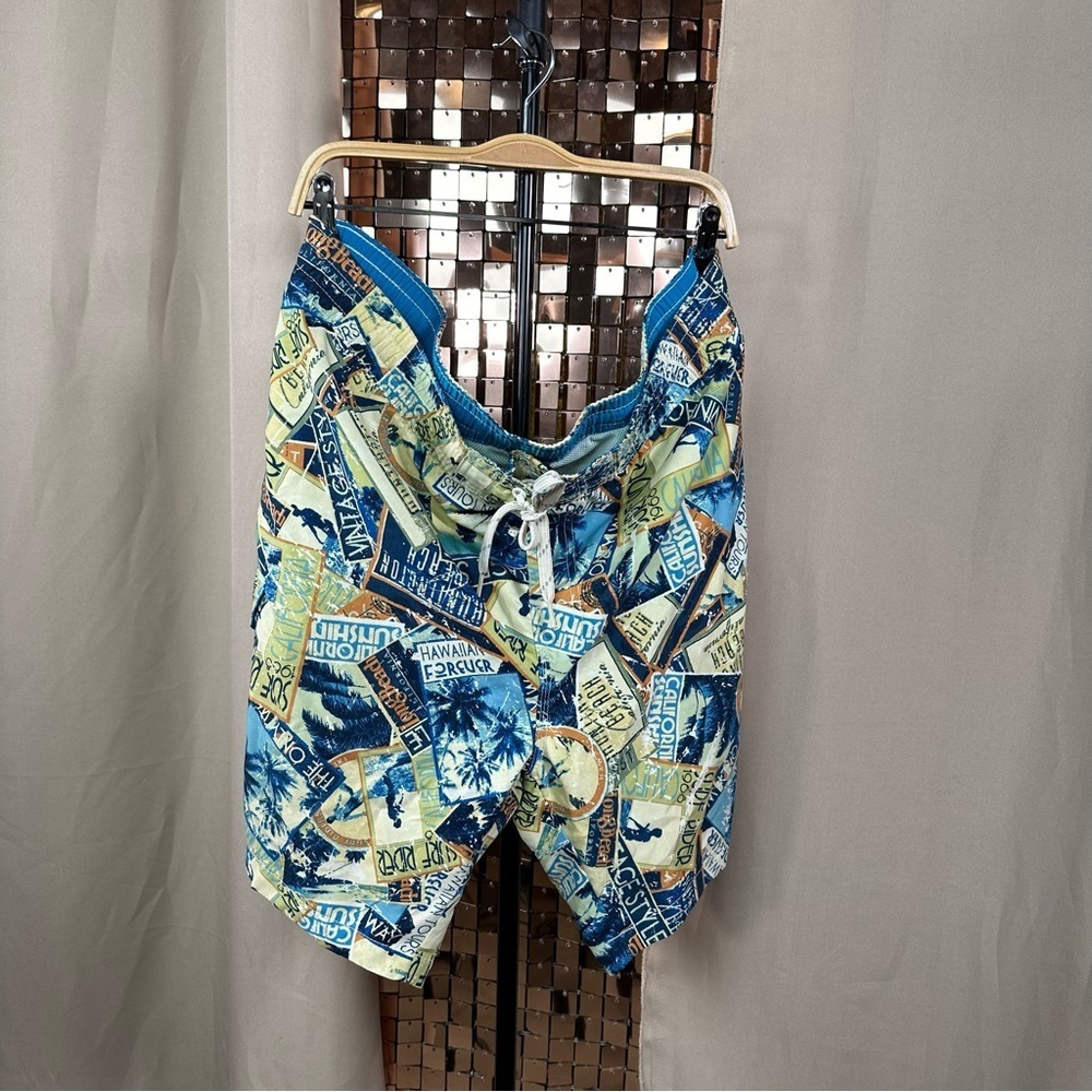 CARIBBEAN Joe Island Supply Multi Colour Surfing Board Shorts Size XL